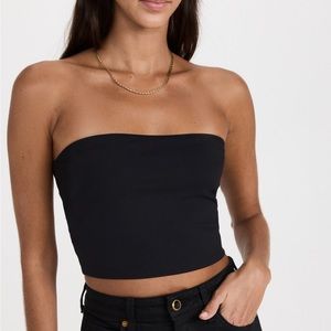 Susana Monaco Crop Tube Top Black (size small)